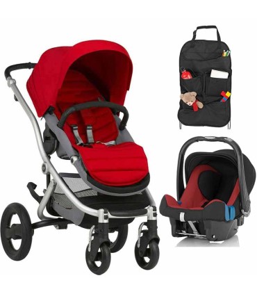 ست کالسکه و کریر نوزادی مدل affinity chrome بریتکس britax - 1