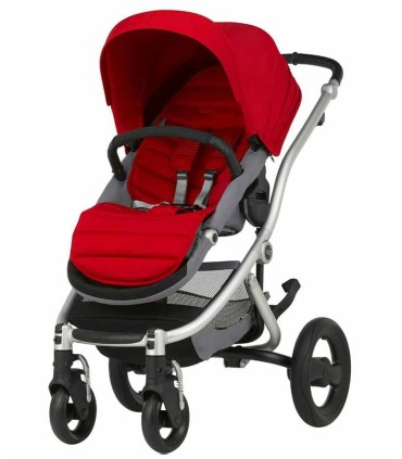 ست کالسکه و کریر نوزادی مدل affinity chrome بریتکس britax - 4