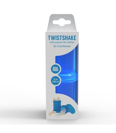 ظرف ذخیره شیرخشک تویست شیک آبی Twistshake