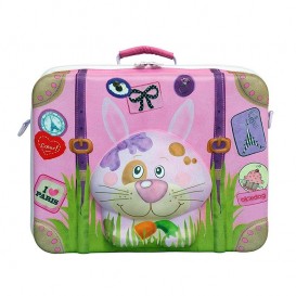چمدان مسافرتی دخترانه برند اوکی داگ طرح خرگوش Okiedog