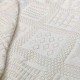 پتوی بافت دخترانه پسرانه نوزادی مدل ترنم رنگ فیروزه ای Blanket