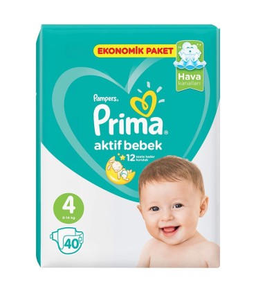 پوشک پریما پمپرز  9تا14 کیلوگرم  (سایز4) Pampers - 1