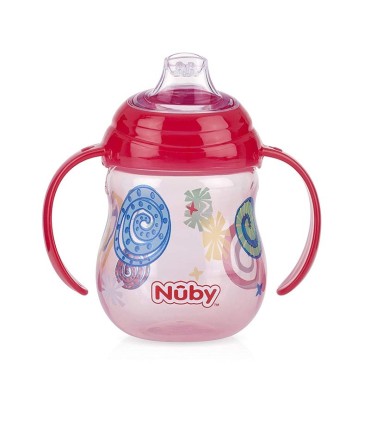 لیوان دسته دار آبمیوه خوری نابی 270 میل Nuby