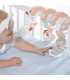 آویز مارپیچ تخت و کالسکه نوزاد بیبی فن طرح خرگوش و قو Babyfehn