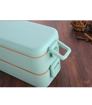 ظرف غذا بامبو با قاشق و چنگال Lunch Box