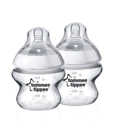 شیشه شیر خوری 2 عددی نوزاد تامی تیپ 150 میل Tommee Tippee