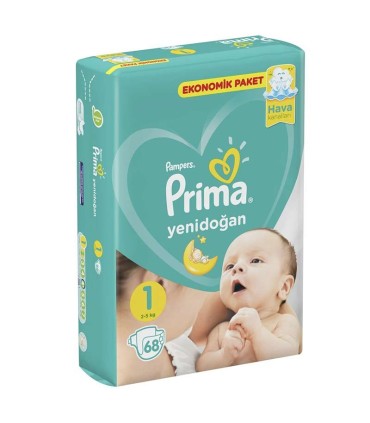 پمپرز - پوشک نوزاد 2تا5 کیلوگرم پریما پمپرز (سایز 1) Pampers - 1