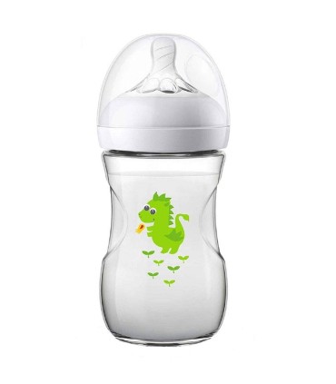 شیشه شیر طلقی نچرال فیلیپس اونت طرح اژدها Philips Avent