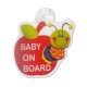 آویز هشدار کودک ماشین Baby on board