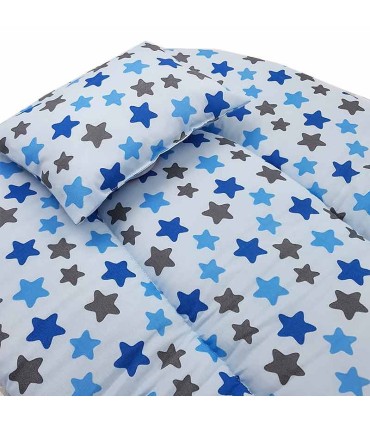 پشه بند پسرانه نوزاد طرح ستاره آبی
