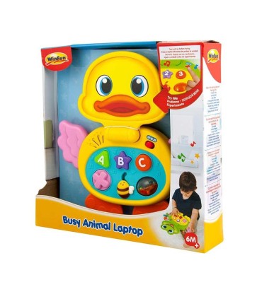 لپ تاپ آموزشی کودک مدل اردک برند وین فان Win Fun