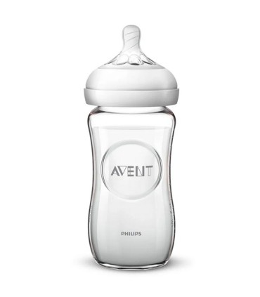 شیشه شیر پیرکس نچرال 240 میل فیلیپس اونت Philips Avent - 1