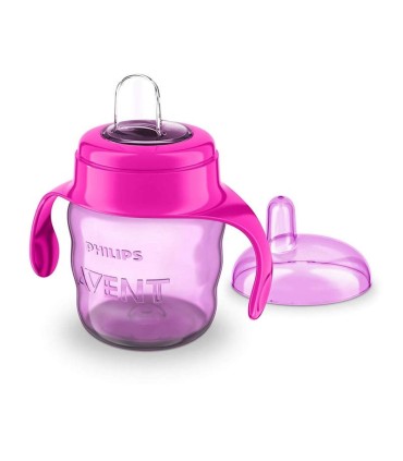 لیوان آبمیوه خوری دسته دار 200 میل بنفش فیلیپس اونت Philips Avent - 1