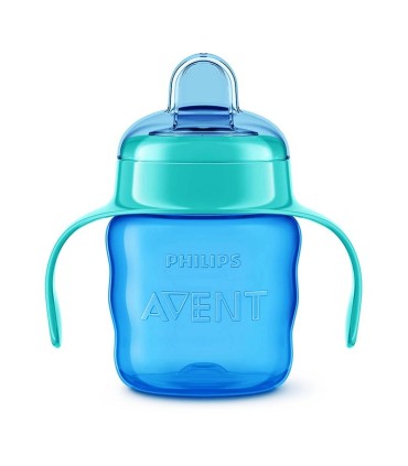 لیوان آبمیوه خوری دسته دار 200 میل آبی فیلیپس اونت Philips Avent