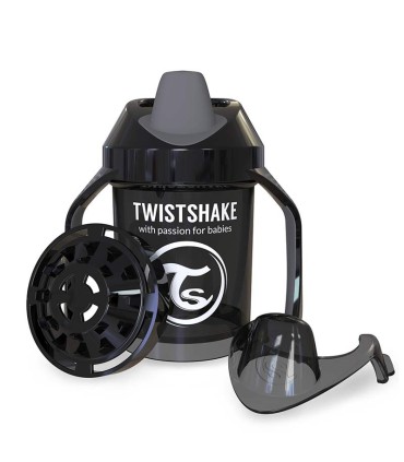 لیوان دسته دار تویست شیک 230 میل مشکی Twistshake