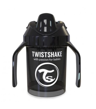 لیوان دسته دار تویست شیک 230 میل مشکی Twistshake