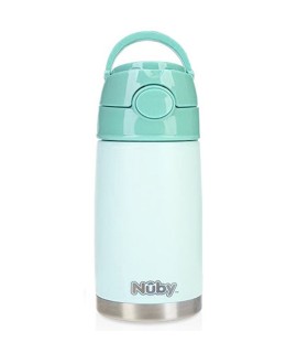 قمقمه و فلاسک استیل نی دار نابی 300 میل Nuby