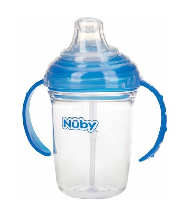 لیوان آبمیوه خوری دسته دار نابی 240 میل Nuby