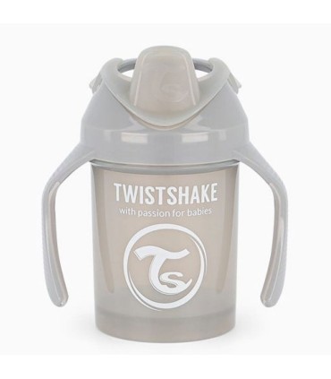 لیوان آموزشی آبخوری تویست شیک 230 میل طوسی پاستل Twistshake