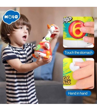 اسباب بازی غاز هدفون دار  موزیکال هلی تویز Hola Toys