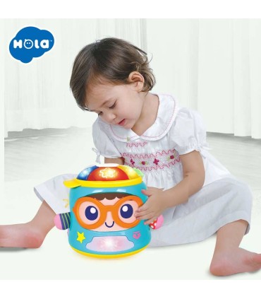 اسباب بازی موزیکال هلی تویز مدل پسرک عینکی Hola Toys