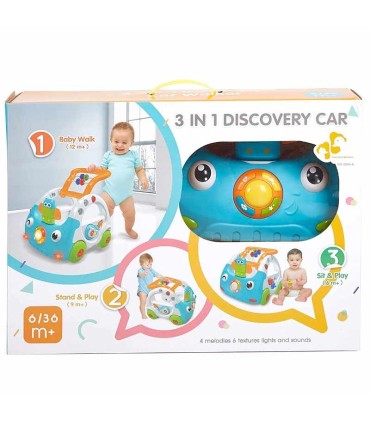 واکر 3 کاره موزیکال Discovery Car