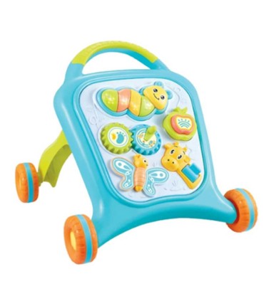 واکر کودک چند کاره موزیکال آبی Baby walker