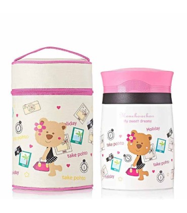 فلاسک غذای سرد و گرم کودک 600 میل پینکا Pinkah