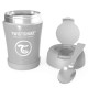 فلاسک غذای استیل 350 میل تویست شیک طوسی Twistshake