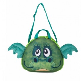 کیف بچگانه رودوشی اوکی داگ طرح اژدها سبز Okiedog