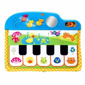 اسباب بازی و آویز تخت موزیکال کودک پیانو Winfun