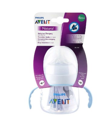 شیشه شیر دسته دار 150 میل نچرال فیلپس اونت Philips Avent