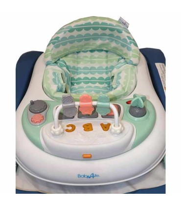 روروئک واکرشو کودک بی بی فورلایف آبی  Baby4life
