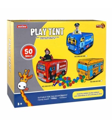 چادر بازی کودک طرح اتوبوس Play tent