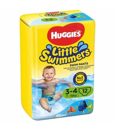 پوشک طرح دار استخری کودک (سایز 4 - 3) Huggies - 1