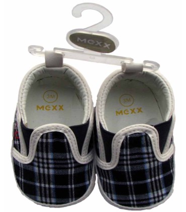 کفش پسرانه سرمه ای چهارخونه مکس Mexx - 1