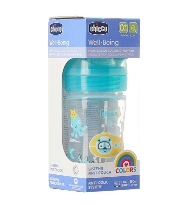 شیشه شیر سیلیکان دخترانه Wellbeing چیکو Chicco - 1