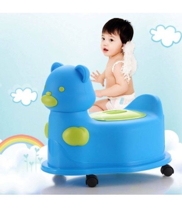 لگن قصری کودک  چرخ دار بی بی هود طرح خرس Baby hood