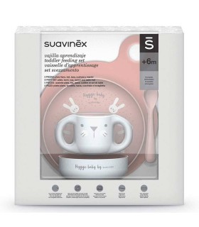 ست غذاخوری پنج تکه طرح گربه سواوینکس Suavinex