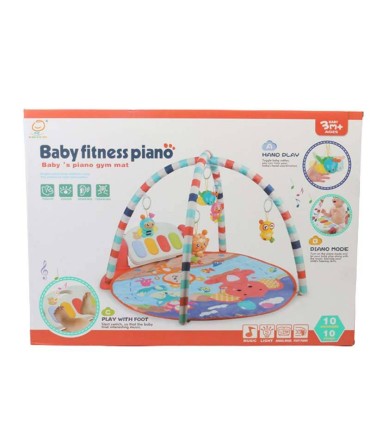 تشک بازی و پلی جیم موزیکال پیانو مدل baby fitness piano