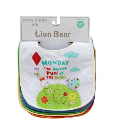 پیشبند روزهای هفته ی نوزاد Lion bear