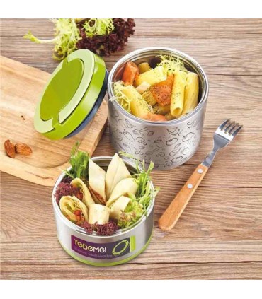 فلاسک غذا استیل دوجداره 930 میل لانچ باکس Tedemei Lunch Box