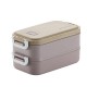 ظرف غذا ارگانیک 2 طبقه درچوبی 1600 میل  Lunch Box