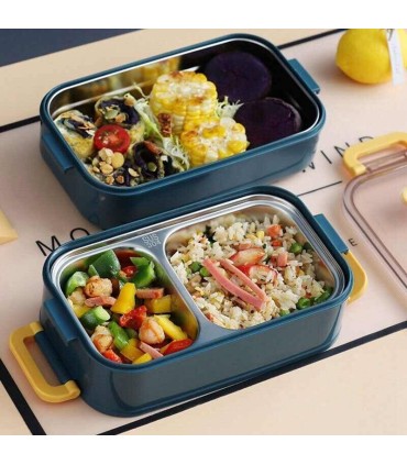 ظرف غذا خوری استیل دو طبقه 1600میل  Lunch Box