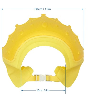 کلاه و نقاب حمام سیلیکونی نوزاد تاج دار