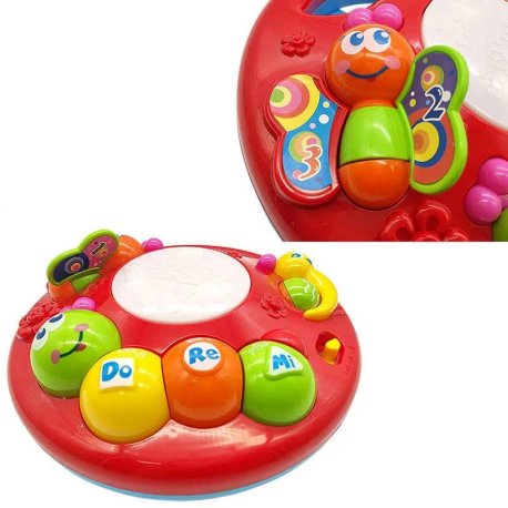 میز بازی موزیکالی کودک طرح کرم ابریشم TOT Kids