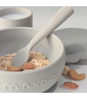ست ظرف غذا 3 تکه سیلیکونی مینیک اوی اوی MinikOiOi