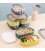 ظرف غذا خوری 2 طبقه لانچ باکس با قاشق و چنگال LUNCH BOX