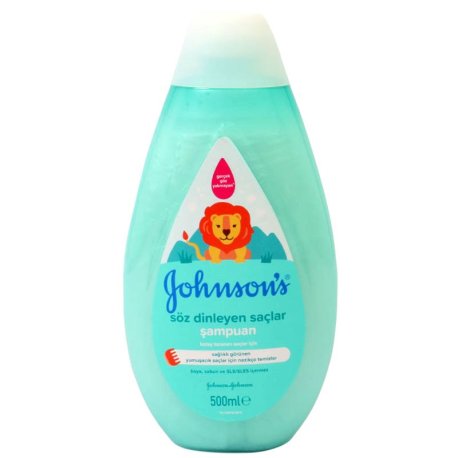 شامپو نرم کننده مو سر بچه جانسون 500 میل Johnsons