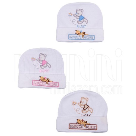 خريد اينترنتي سيسموني نوزاد کلاه موشی لاکی بی بی Lucky baby - 1 نوزادی، نی نی لازم فروشگاه اینترنتی سیسمونی